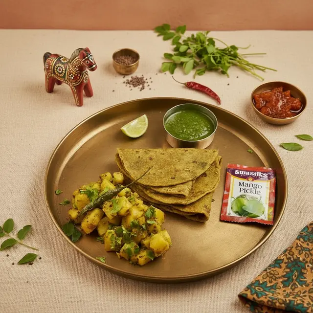 Rasodu — thepla menu photo, gujarati & street snacks food photography by Photosfix