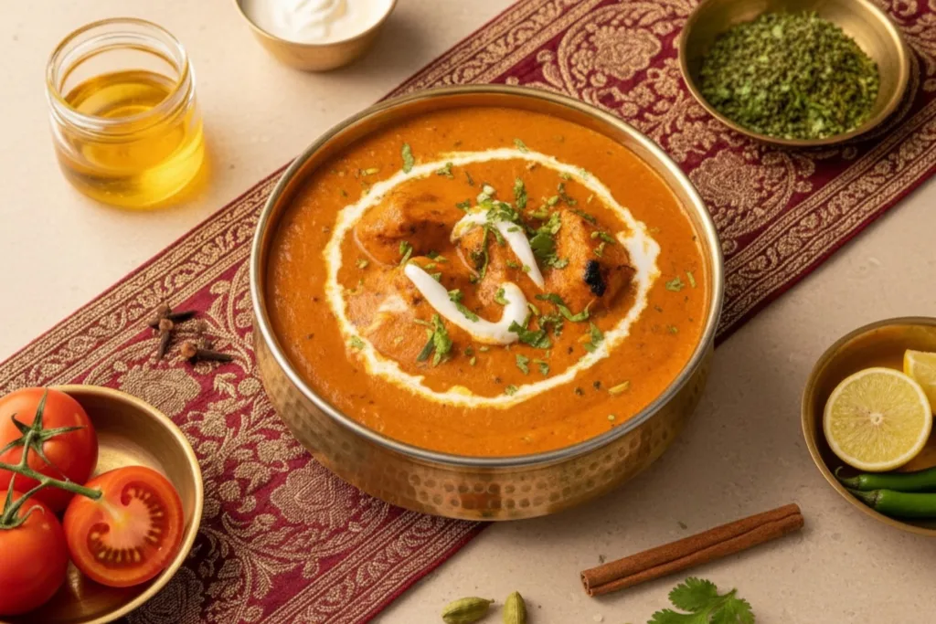 Zafrani Darbar — butter chicken menu photo, biryani, grills & rolls food photography by Photosfix